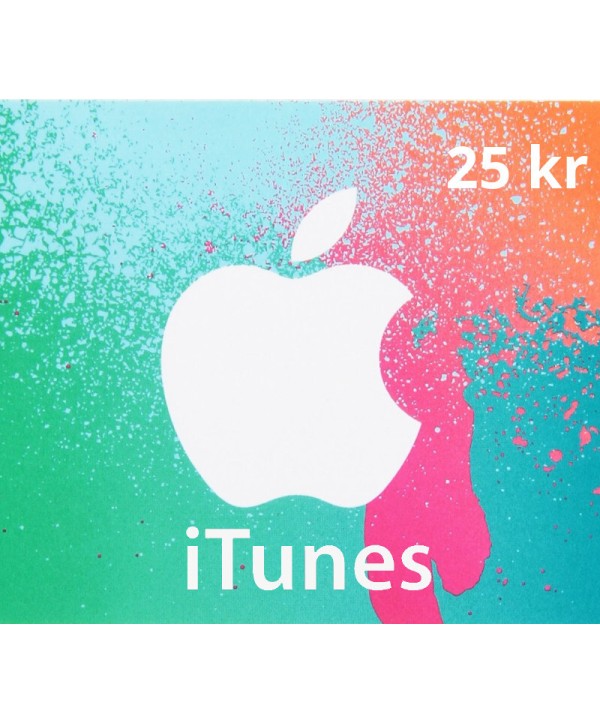 iTunes DKK 25 Card DK Key 
